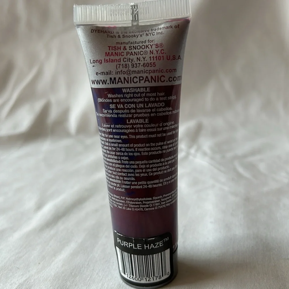 Manic Panic Dye Hard Amplified Creamtone Temporary Hair Coloring-Set of 3-  New